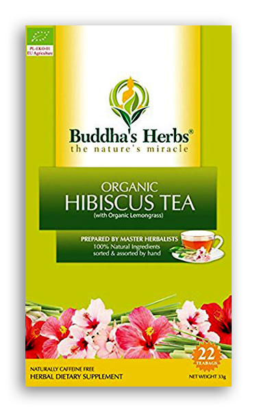 Organic Hibiscus Tea, Buddha Teas