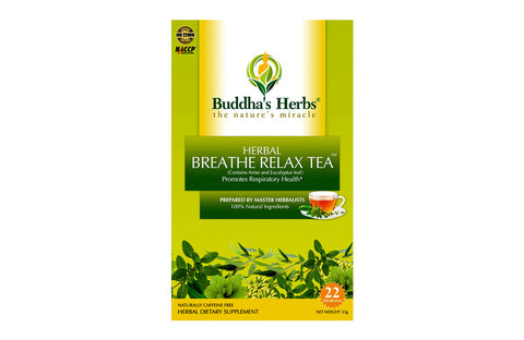 Buddha's Herbs Premium Breathe Relax Tea with Eucalyptus