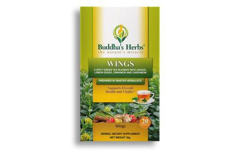 Wings Green Tea with Ginger