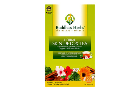 Buddha's Herbs Skin Detox Tea with Hibiscus and Cinnamon
